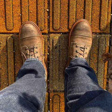 Truman Service Boot in C.F. Stead Stone Rambler