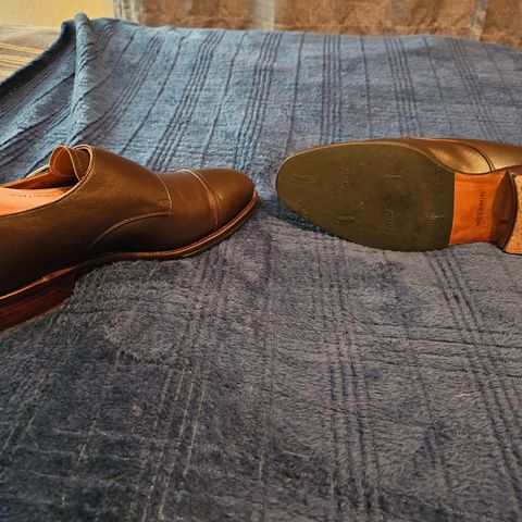 Meermin Double Monkstrap in Du Puy Dark Brown Country Calf