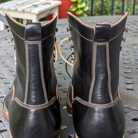 Onderhoud LCV01 Lineman Boot in Maryam Natural Horsebutt Overdyed Black