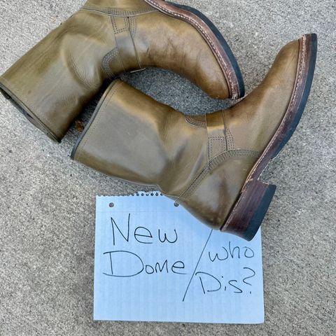 John Lofgren Wabash Engineer Boots in Badalassi Carlo Grigio Minerva Liscio