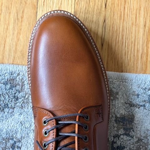 Grant Stone Plain Toe Blucher in Badalassi Carlo Saddle Tan Minerva