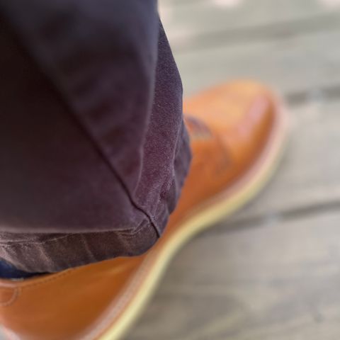 Grant Stone Plain Toe Blucher in Badalassi Carlo Saddle Tan Minerva