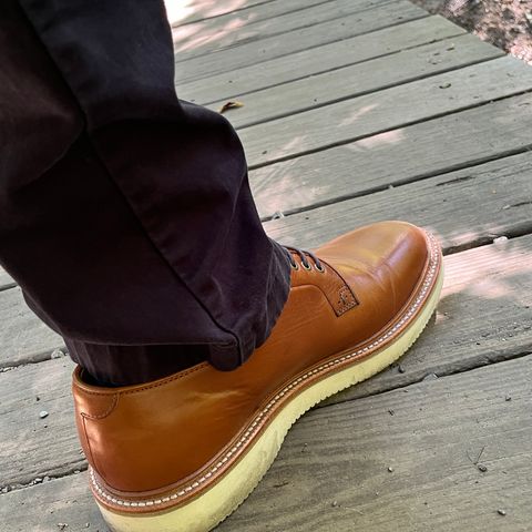 Grant Stone Plain Toe Blucher in Badalassi Carlo Saddle Tan Minerva