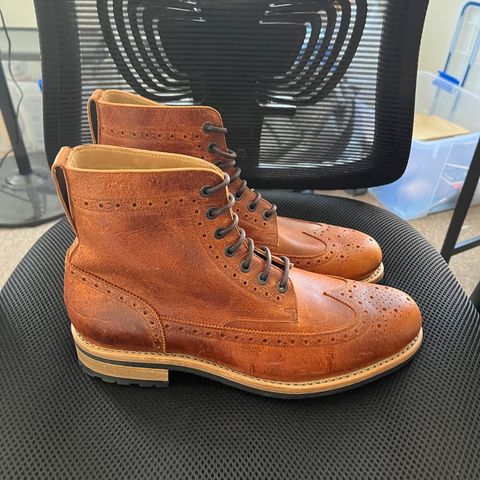 Mark Albert Countrty Boot in C.F. Stead Caramel Classic Kudu