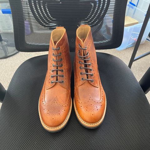 Mark Albert Countrty Boot in C.F. Stead Caramel Classic Kudu