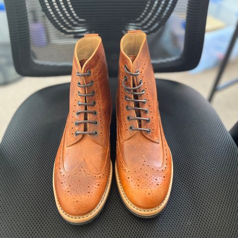 Mark Albert Countrty Boot in C.F. Stead Caramel Classic Kudu