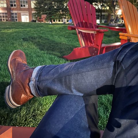 Mark Albert Countrty Boot in C.F. Stead Caramel Classic Kudu