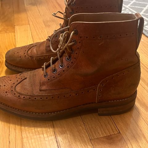 Mark Albert Countrty Boot in C.F. Stead Caramel Classic Kudu
