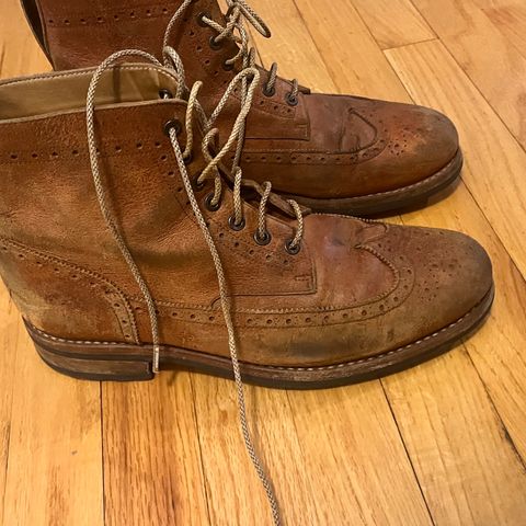 Mark Albert Countrty Boot in C.F. Stead Caramel Classic Kudu