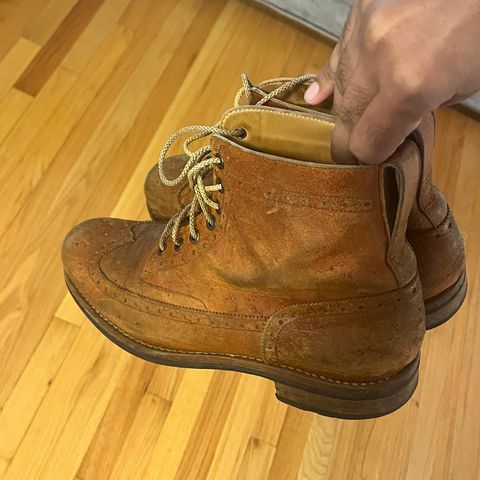 Mark Albert Countrty Boot in C.F. Stead Caramel Classic Kudu