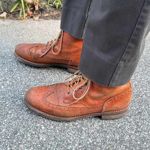 Mark Albert Countrty Boot in C.F. Stead Caramel Classic Kudu