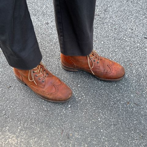 Mark Albert Countrty Boot in C.F. Stead Caramel Classic Kudu