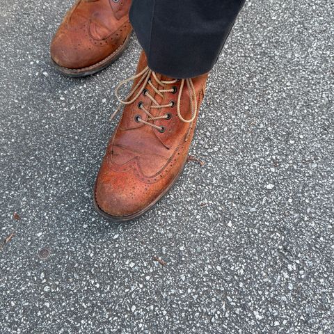 Mark Albert Countrty Boot in C.F. Stead Caramel Classic Kudu