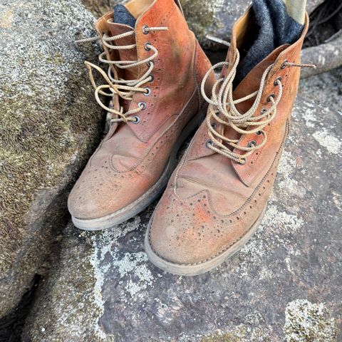 Mark Albert Countrty Boot in C.F. Stead Caramel Classic Kudu