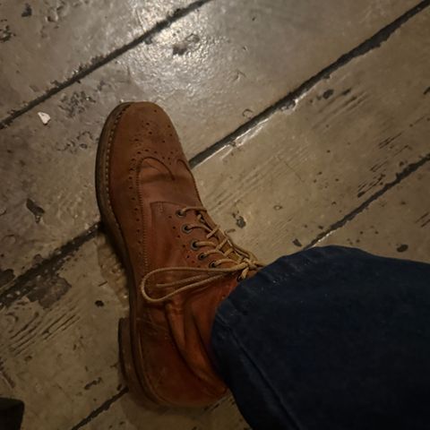 Mark Albert Countrty Boot in C.F. Stead Caramel Kudu Classic
