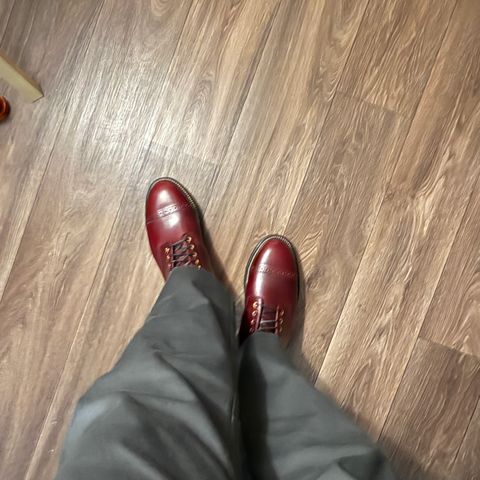 View photo of Grant Stone Garrison Boot in Horween Color 8 Chromexcel