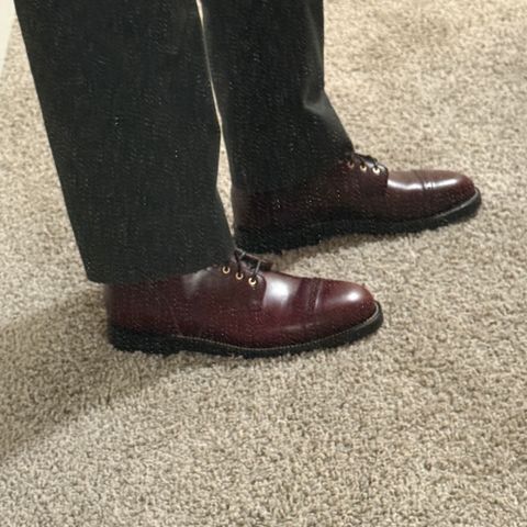 View photo of Grant Stone Garrison Boot in Horween Color 8 Chromexcel