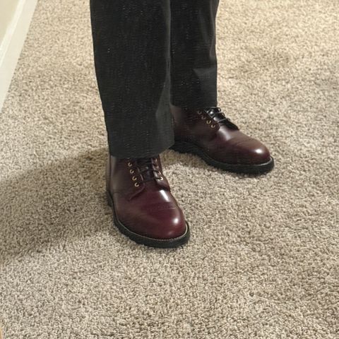 View photo of Grant Stone Garrison Boot in Horween Color 8 Chromexcel