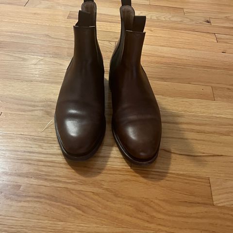 Meermin Wholecut Chelsea Boot in D’Annonay Dark Brown BoxCalf