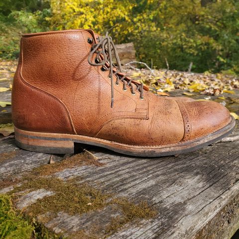 Search result thumbnail of Viberg Service Boot in C.F. Stead Snuff Shrunken Kudu