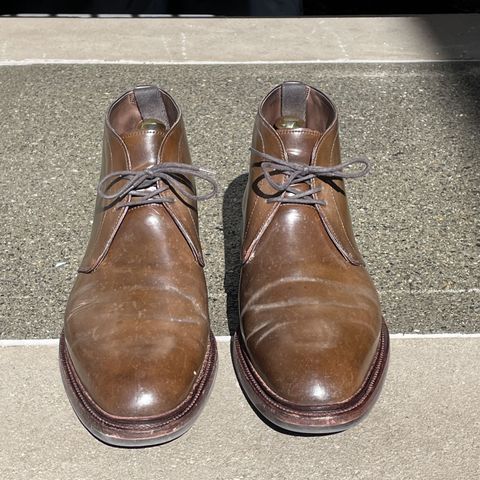 Search result thumbnail of Carmina Chukka Boots 708 in Horween Armagnac Shell Cordovan