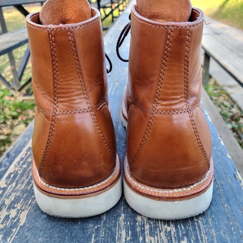 Search result thumbnail of Grant Stone Brass Boot in Badalassi Carlo Saddle Tan Minerva
