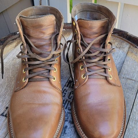 Search result thumbnail of Viberg Service Boot in Maryam Light Grey Horsebutt