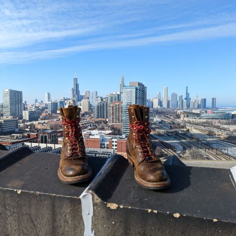 Search result thumbnail of White's Bounty Hunter in Horween Cinnamon Waxed Flesh