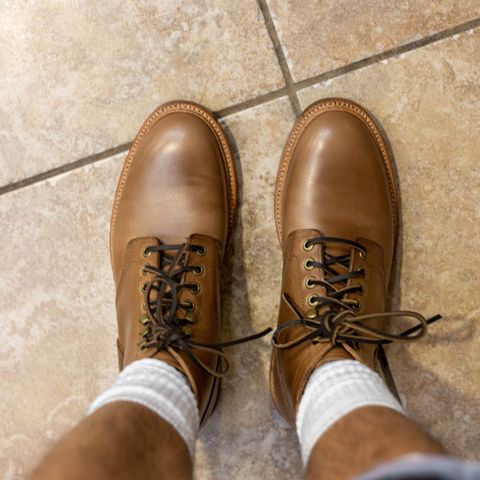 Search result thumbnail of Grant Stone Diesel Boot in Horween Dune Chromexcel