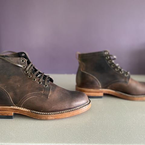 Search result thumbnail of Viberg Service Boot in Horween Rowdy Dachshund