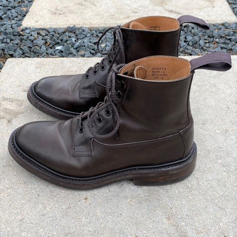 Tricker's Burford Plain Derby Boot
