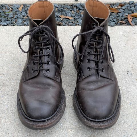 Tricker's Burford Plain Derby Boot
