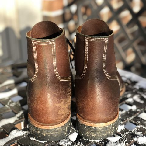 View photo of M.F. Boot Co Boondocker in S.B. Foot Brown Spitfire