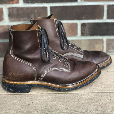 View photo of M.F. Boot Co Boondocker in S.B. Foot Brown Spitfire