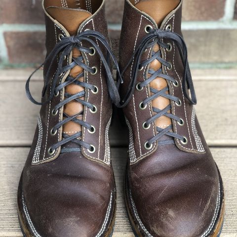 View photo of M.F. Boot Co Boondocker in S.B. Foot Brown Spitfire