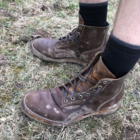 View photo of M.F. Boot Co Boondocker in S.B. Foot Brown Spitfire