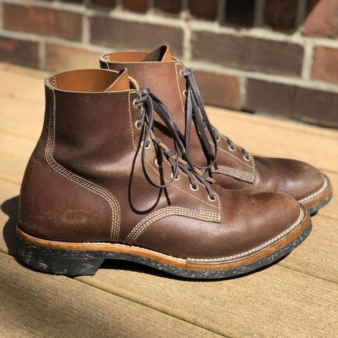 View photo of M.F. Boot Co Boondocker in S.B. Foot Brown Spitfire