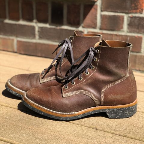 View photo of M.F. Boot Co Boondocker in S.B. Foot Brown Spitfire