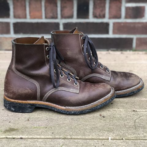 View photo of M.F. Boot Co Boondocker in S.B. Foot Brown Spitfire