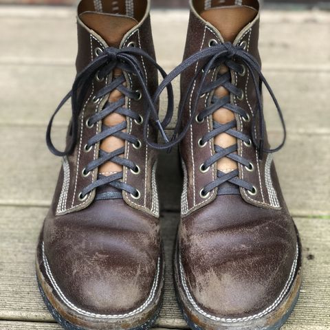 View photo of M.F. Boot Co Boondocker in S.B. Foot Brown Spitfire