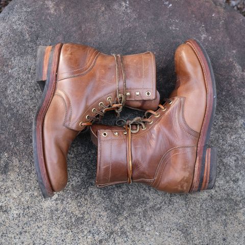 Motor Lace Up Boots
