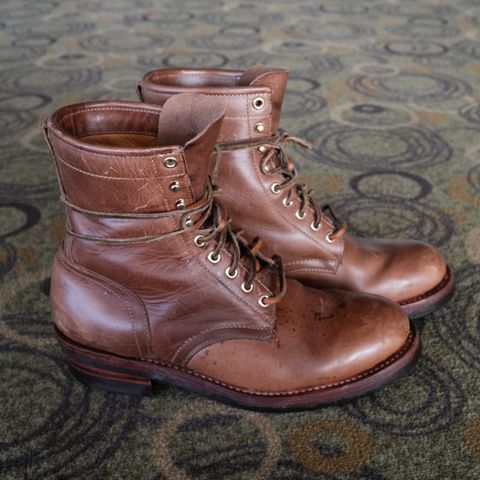 Motor Lace Up Boots