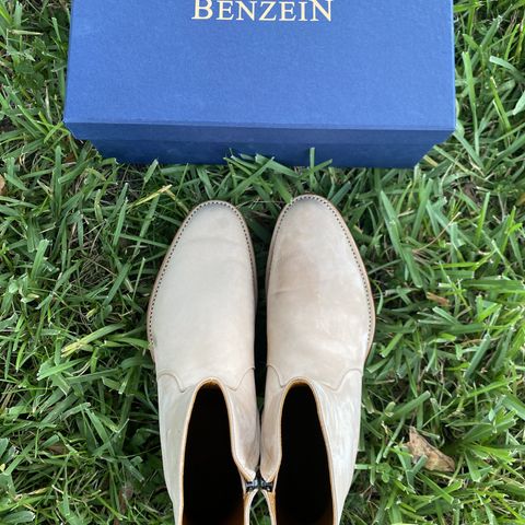 Search result thumbnail of Benzein The Stride Side Zip Boots in Conceria Cloe Crust Shell Cordovan