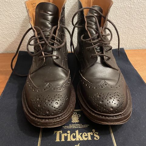Search result thumbnail of Tricker's Stow Country Boot in Espresso Burnished Calf