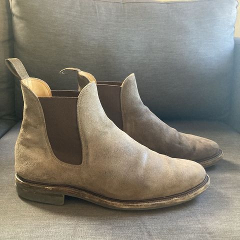 Search result thumbnail of Viberg Chelsea in Maryam Walnut Waxed Reverse Horsebutt