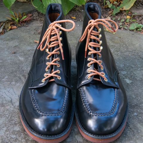 Search result thumbnail of Alden Indy Boot in Horween Black Shell Cordovan
