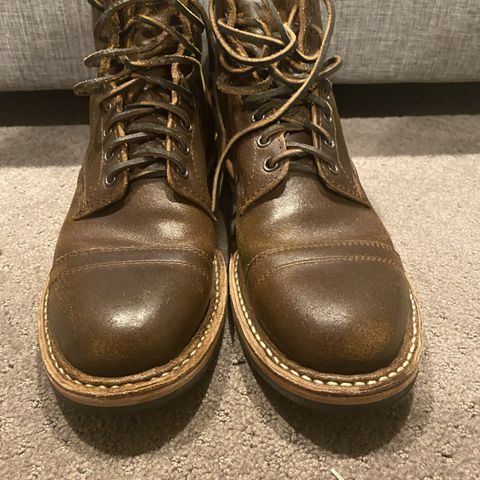 Search result thumbnail of White's MP-Sherman Toe Cap in Horween Cinnamon Waxed Flesh