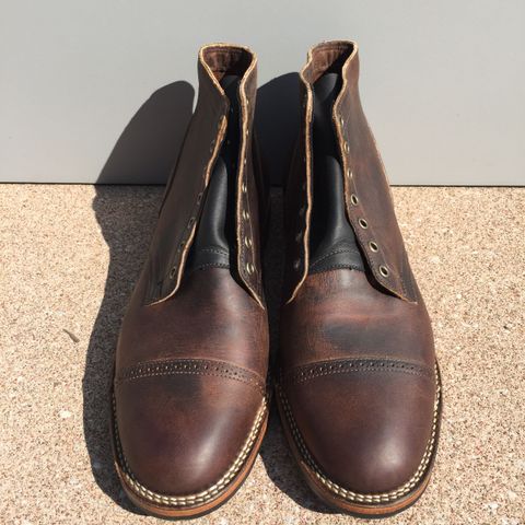 Search result thumbnail of Viberg Service Boot in Horween Vintage Mocha Oil Harness (3sixteen)