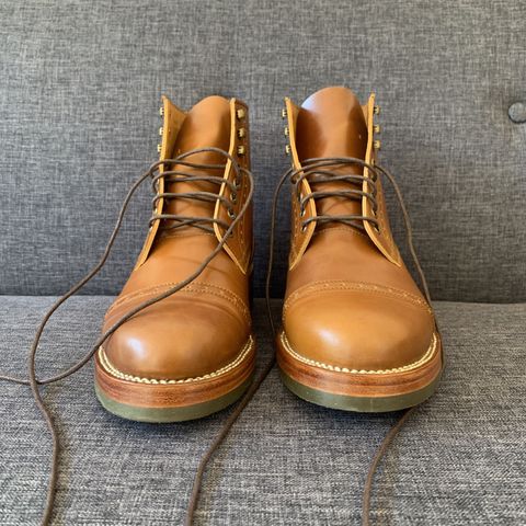 Benzein The Kanon Brogue Cap Toe Boot