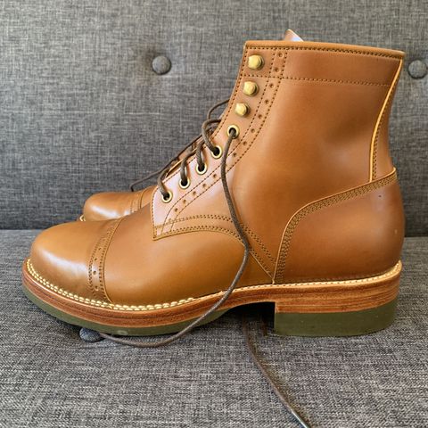 Benzein The Kanon Brogue Cap Toe Boot